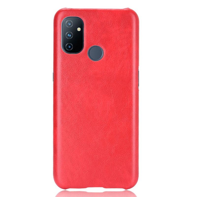 Coque OnePlus Nord N100 Effet Cuir Litchi Performance