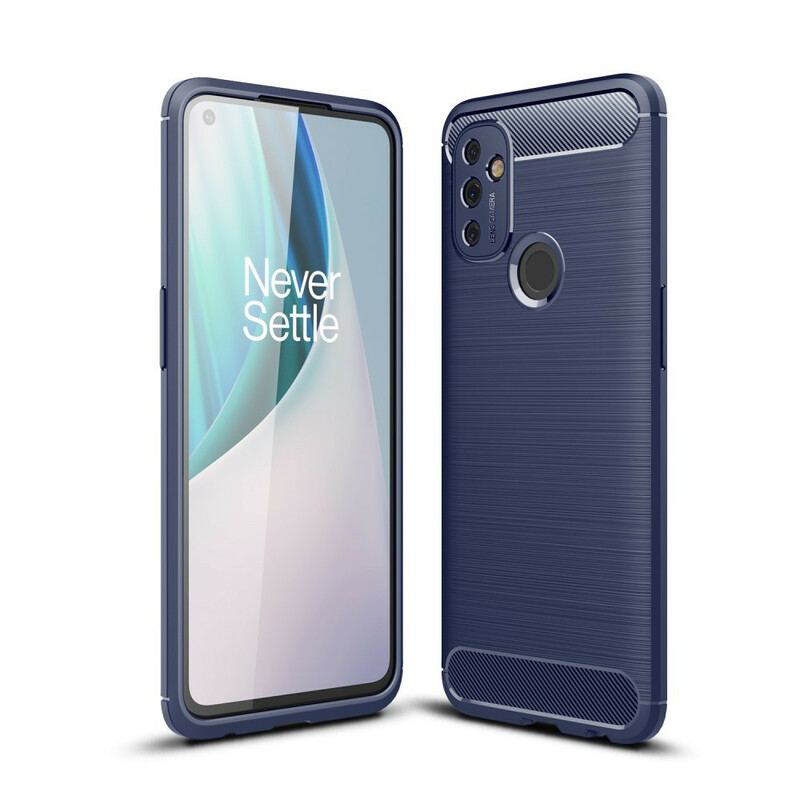 Coque OnePlus Nord N100 Fibre Carbone Brossée