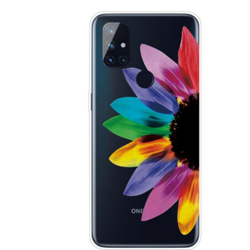 Coque OnePlus Nord N100 Fleur Colorée