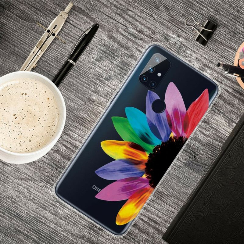 Coque OnePlus Nord N100 Fleur Colorée