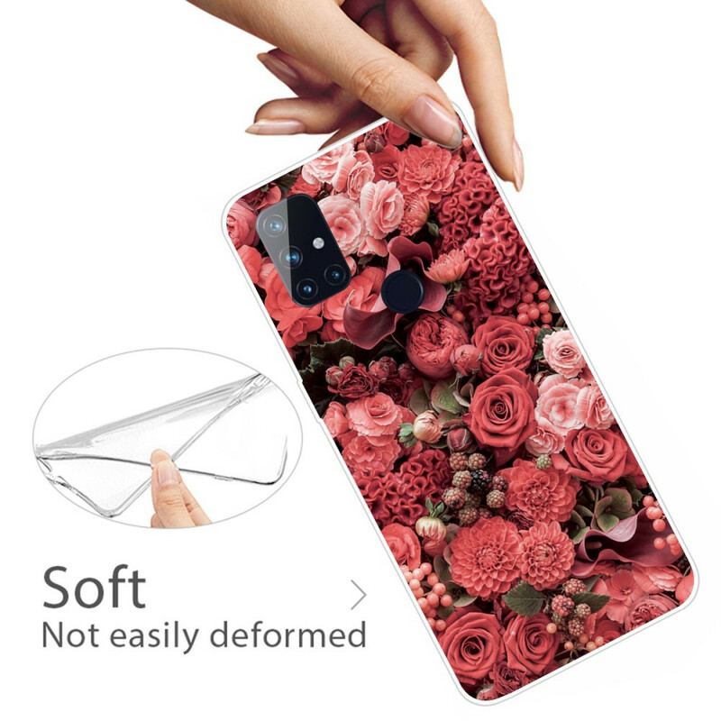 Coque OnePlus Nord N100 Fleurs Intenses