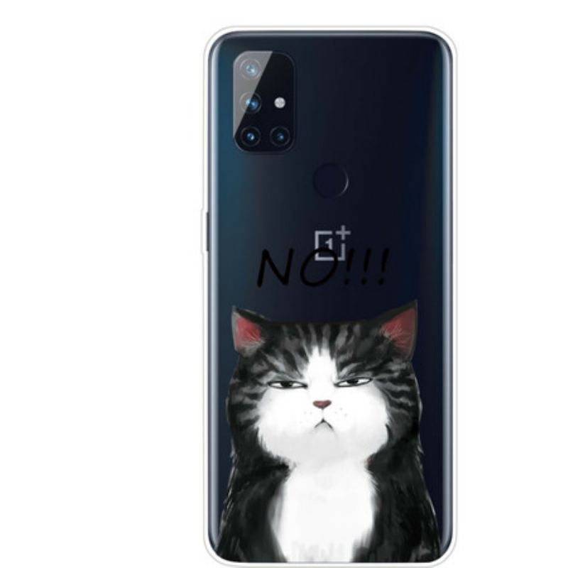 Coque OnePlus Nord N100 Le Chat Qui Dit Non