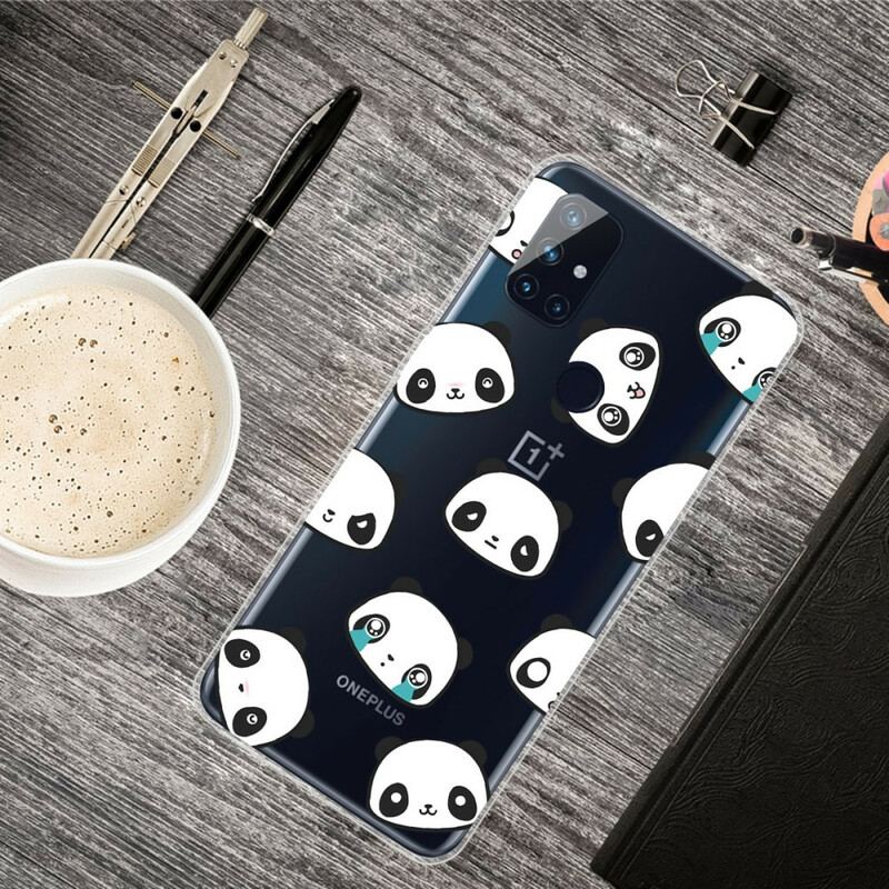 Coque OnePlus Nord N100 Pandas Sentimentaux