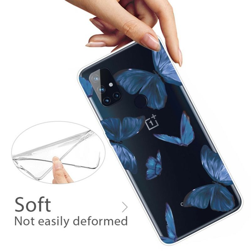 Coque OnePlus Nord N100 Papillons Sauvages