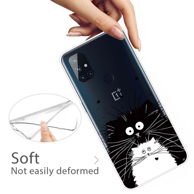 Coque OnePlus Nord N100 Regarde les Chats