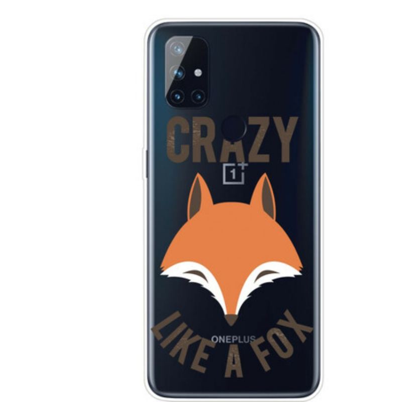 Coque OnePlus Nord N100 Renard / Crazy Like a Fox