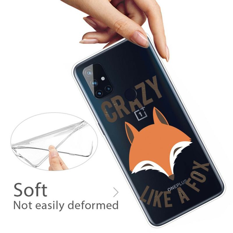 Coque OnePlus Nord N100 Renard / Crazy Like a Fox