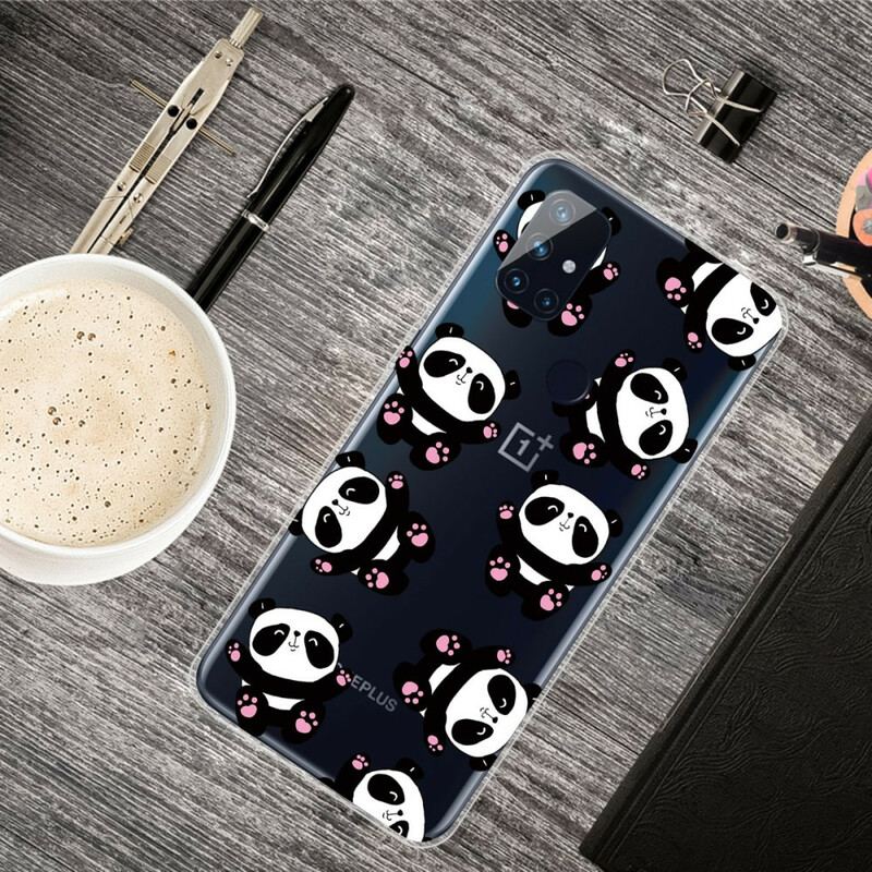 Coque OnePlus Nord N100 Top Pandas Fun