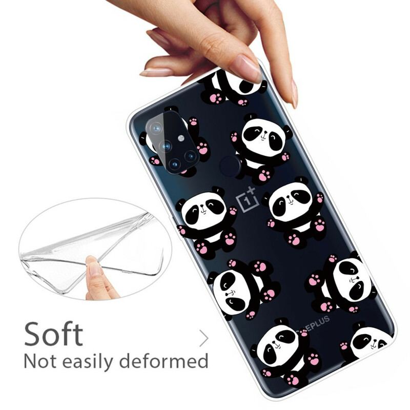 Coque OnePlus Nord N100 Top Pandas Fun