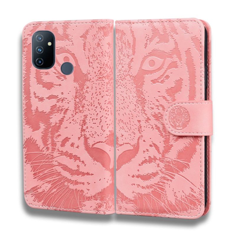 Housse OnePlus Nord N100 Empreinte Face de Tigre