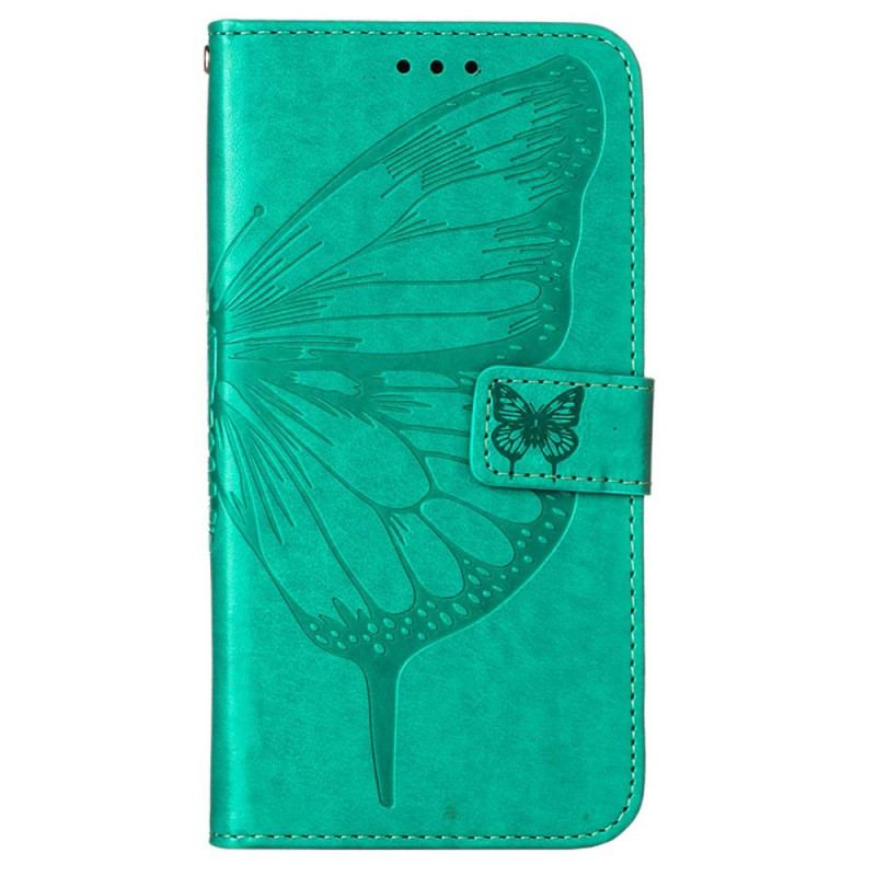 Housse OnePlus Nord N100 Papillon Design à Lanière