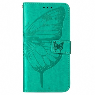 Housse OnePlus Nord N100 Papillon Design à Lanière