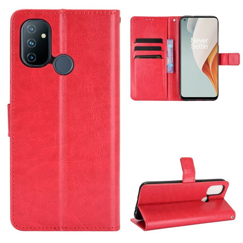 Housse OnePlus Nord N100 Simili Cuir Flashy