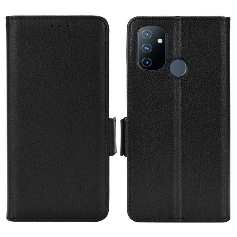 Housse OnePlus Nord N100 Style Cuir Litchi