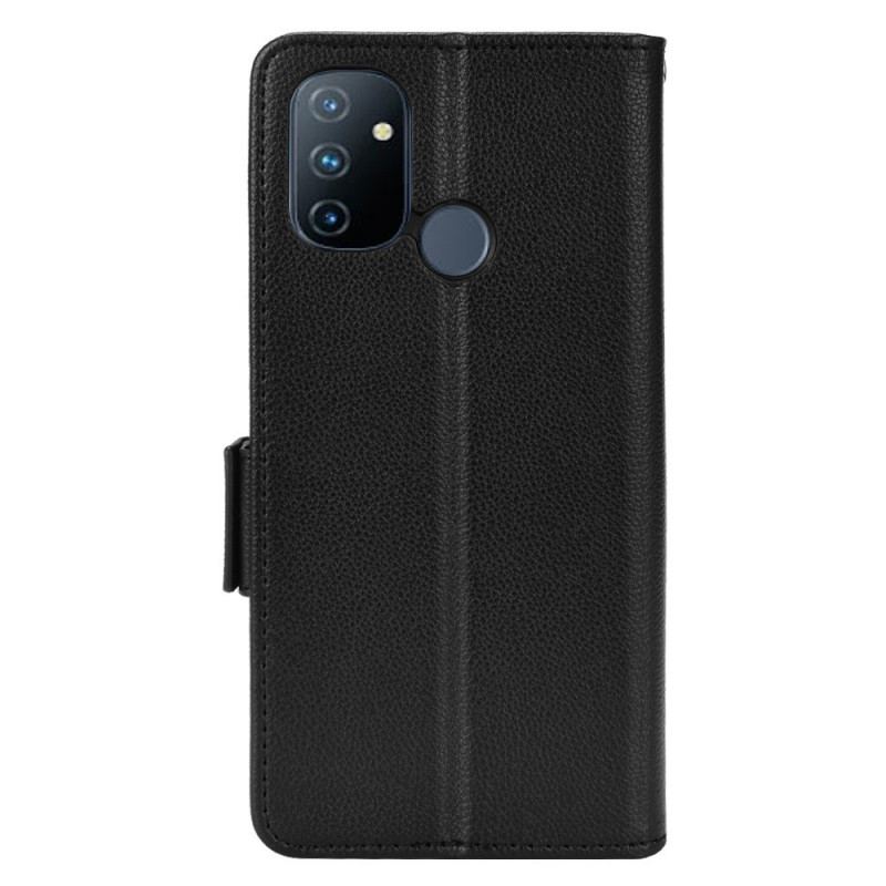 Housse OnePlus Nord N100 Style Cuir Litchi