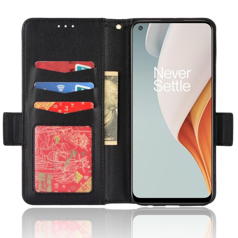 Housse OnePlus Nord N100 Style Cuir Litchi