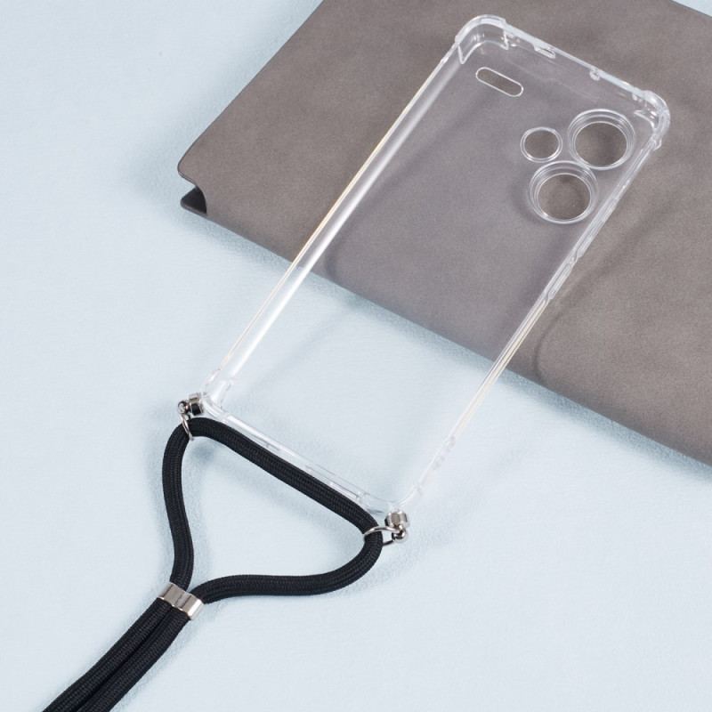 Coque à Cordon Xiaomi Redmi Note 13 Pro Plus 5G Transparente