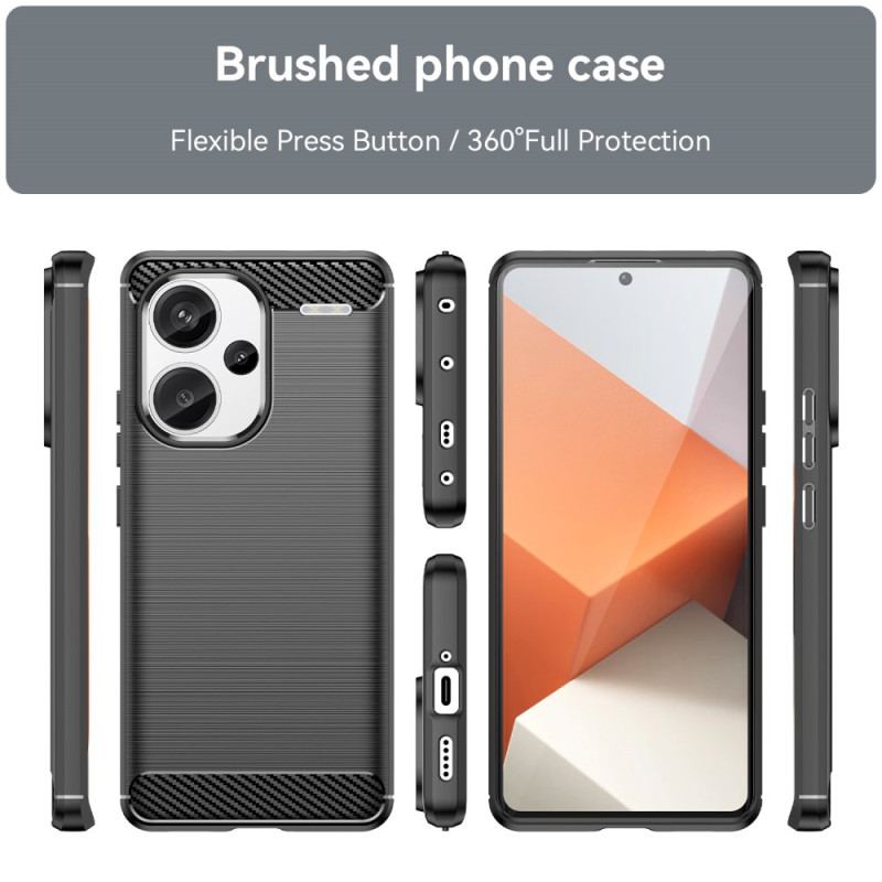 Coque Xiaomi Redmi Note 13 Pro Plus 5G Fibre Carbone Brossée