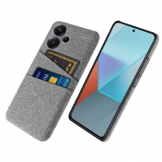 Coque Xiaomi Redmi Note 13 Pro Plus 5G Tissu Porte-Cartes