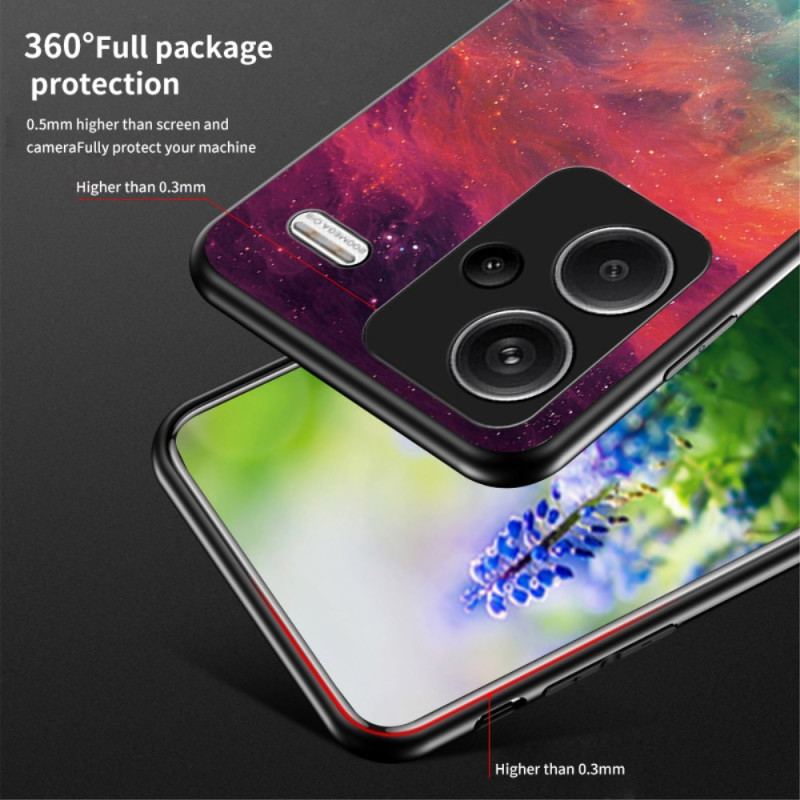 Coque Xiaomi Redmi Note 13 Pro Plus 5G Verre Trempé Croissant de lune étoilé