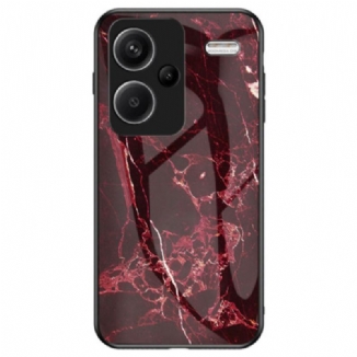 Coque Xiaomi Redmi Note 13 Pro Plus 5G Verre Trempé Marbre Rouge