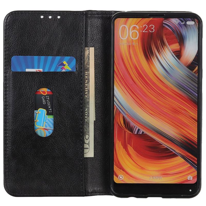 Flip Cover Xiaomi Redmi Note 13 Pro Plus 5G Cuir Fendu Rétro