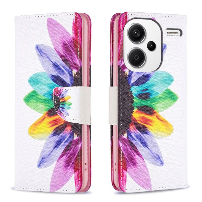 Housse Xiaomi Redmi Note 13 Pro Plus 5G Fleur Aquarelle