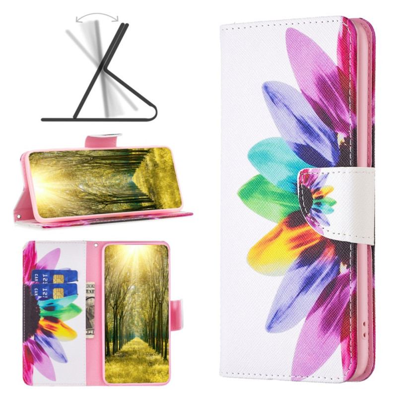 Housse Xiaomi Redmi Note 13 Pro Plus 5G Fleur Aquarelle