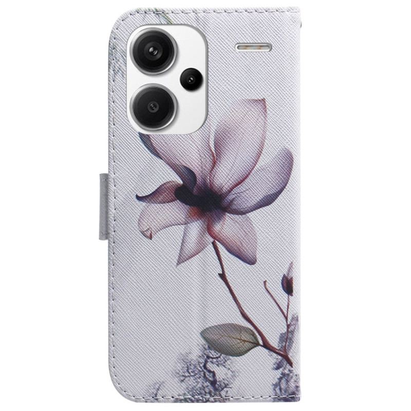 Housse Xiaomi Redmi Note 13 Pro Plus 5G Fleur rose