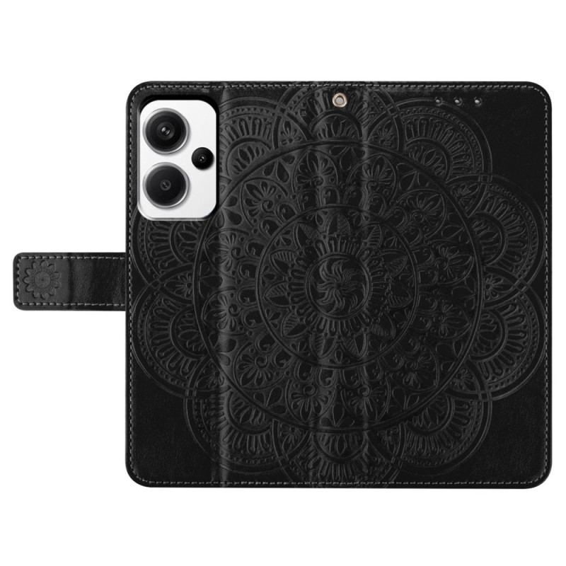 Housse Xiaomi Redmi Note 13 Pro Plus 5G Impression Mandala à Lanière