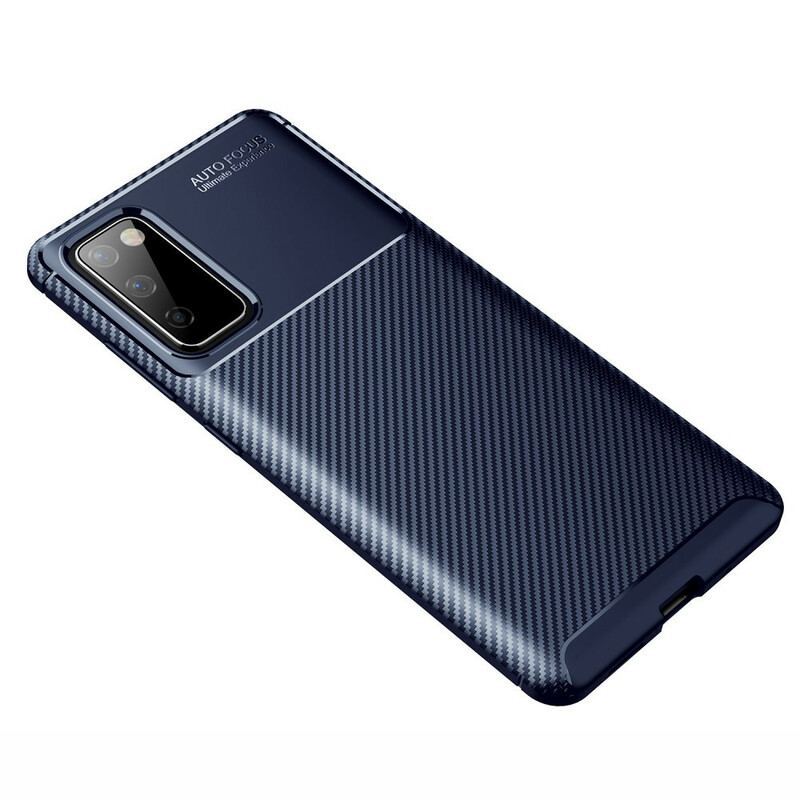 Coque Samsung Galaxy S20 FE Flexible Texture Fibre Carbone