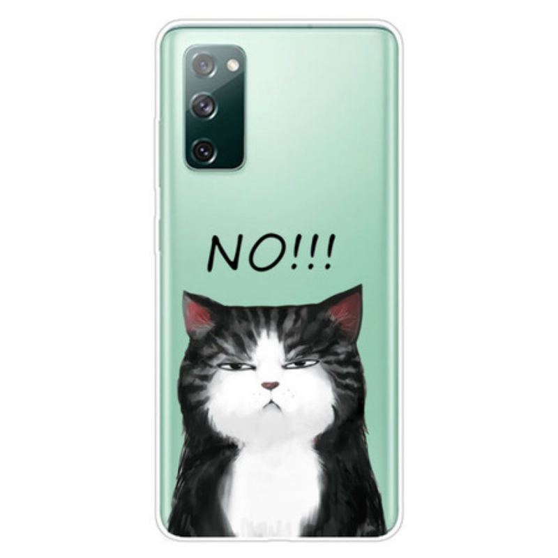 Coque Samsung Galaxy S20 FE Le Chat Qui Dit Non