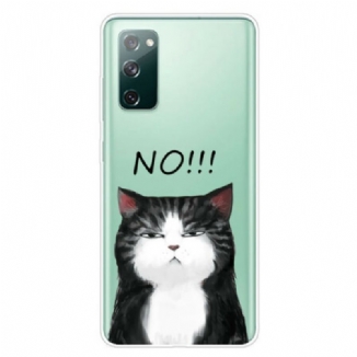 Coque Samsung Galaxy S20 FE Le Chat Qui Dit Non