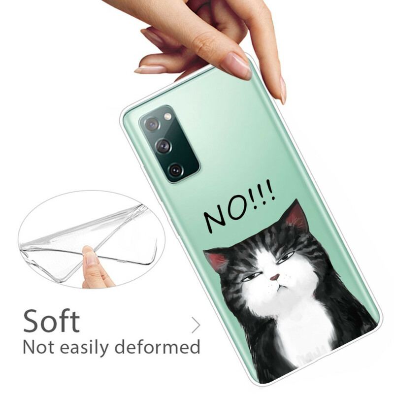 Coque Samsung Galaxy S20 FE Le Chat Qui Dit Non