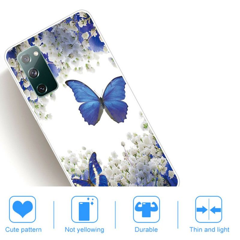 Coque Samsung Galaxy S20 FE Papillons Design