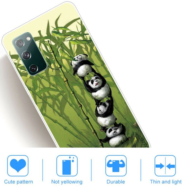 Coque Samsung Galaxy S20 FE Tas de Pandas