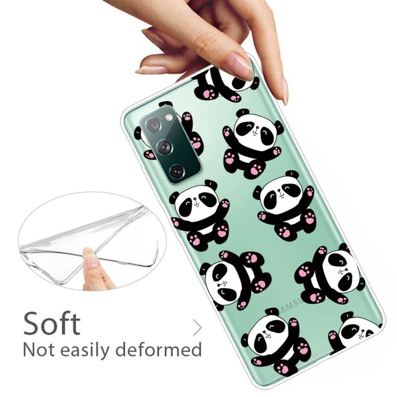 Coque Samsung Galaxy S20 FE Top Pandas Fun