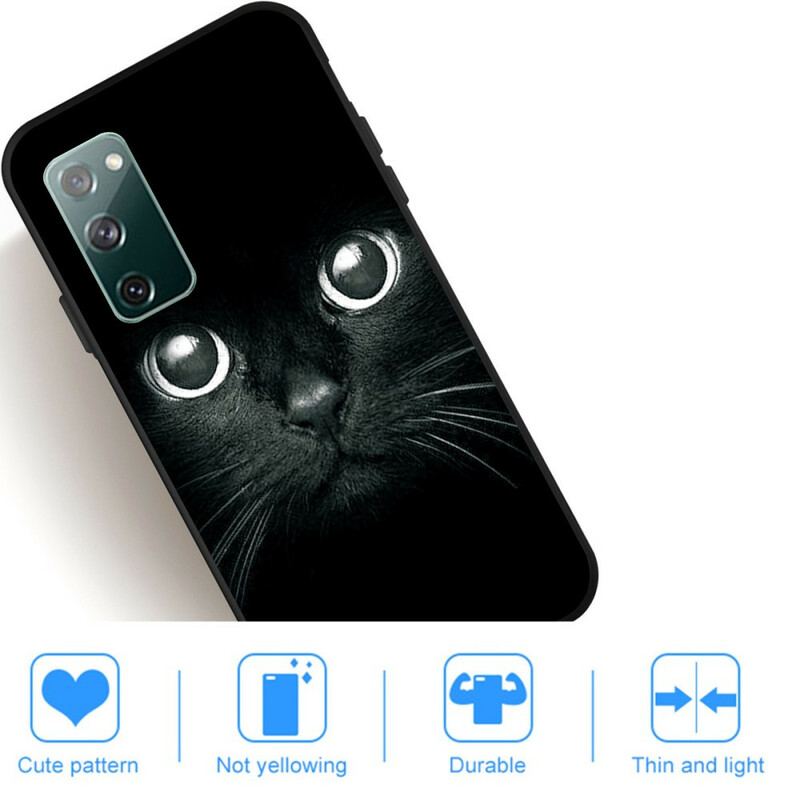 Coque Samsung Galaxy S20 FE Yeux de Chat