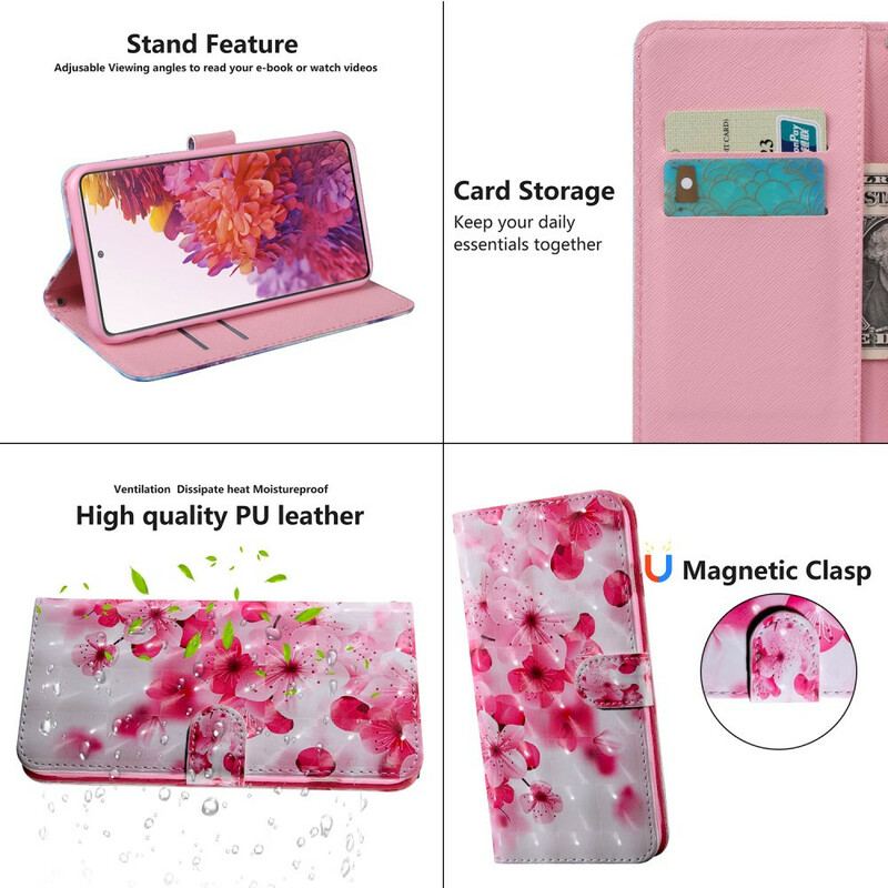 Housse Samsung Galaxy S20 FE Fleurs Roses