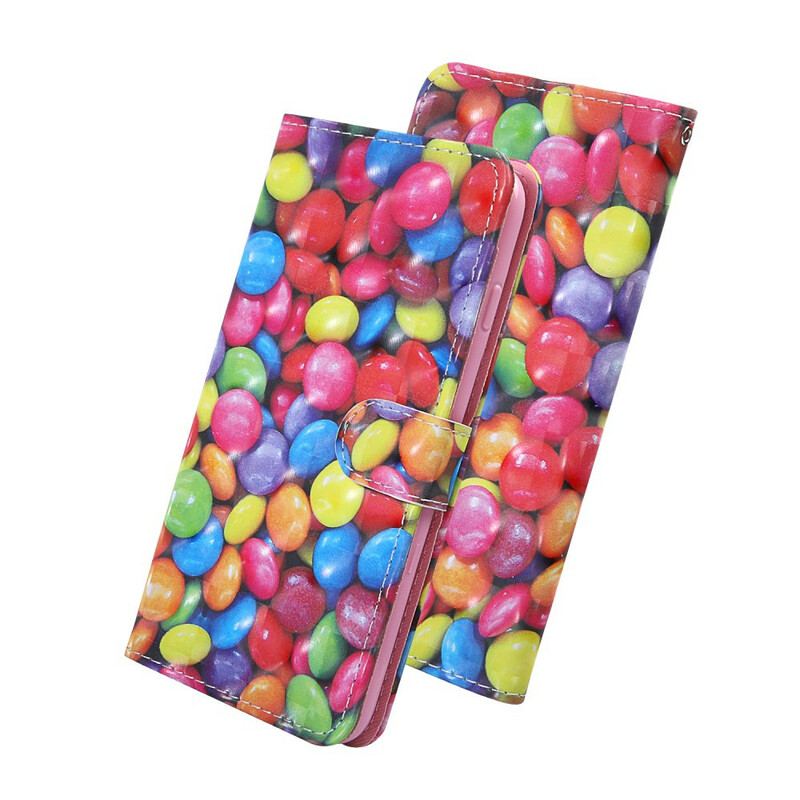 Housse Samsung Galaxy S20 FE Light Spot Bonbons avec Lanière