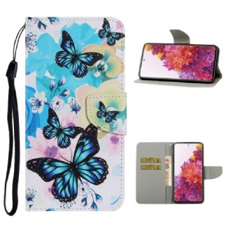 Housse Samsung Galaxy S20 FE Papillons et Fleurs d'Été