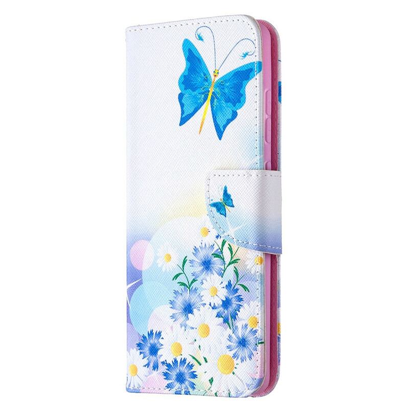 Housse Samsung Galaxy S20 FE Papillons et Fleurs Peints