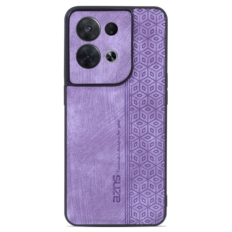 Coque Oppo Reno 8 Pro Effet Cuir AZNS