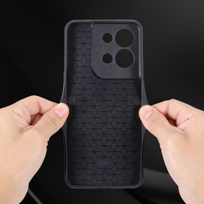 Coque Oppo Reno 8 Pro Effet Cuir AZNS