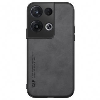 Coque Oppo Reno 8 Pro Effet Cuir X&E