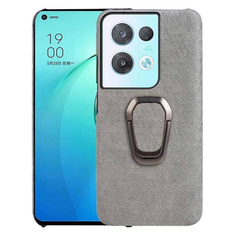 Coque Oppo Reno 8 Pro Nid d'Abeille avec Anneau-Support