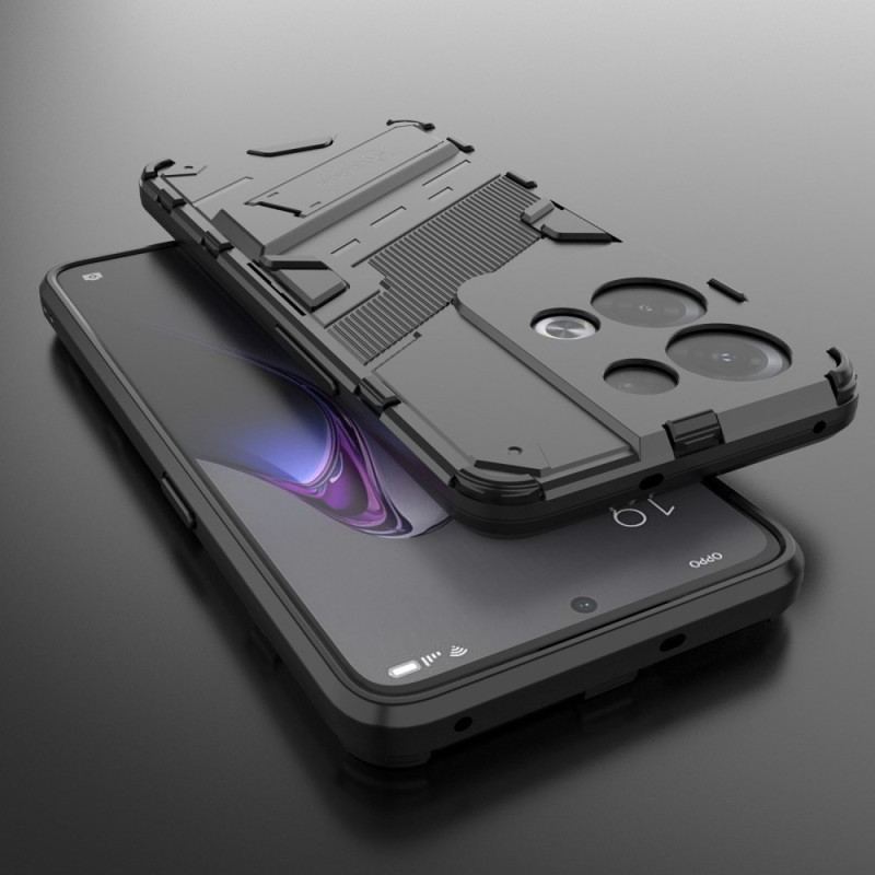 Coque Oppo Reno 8 Pro Support Amovible Deux Positions Mains Libres