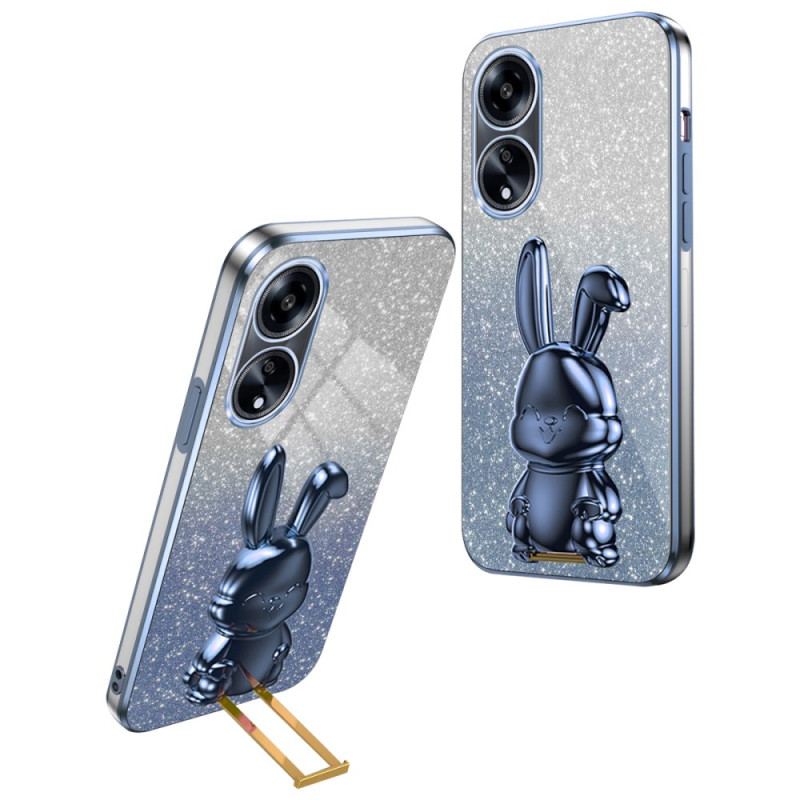 Coque Oppo A58 / A98 5G Lapin Support