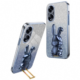 Coque Oppo A58 / A98 5G Lapin Support