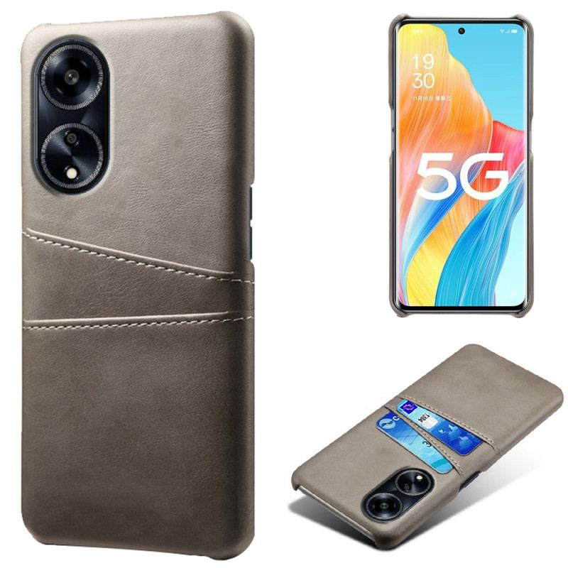 Coque Oppo A98 5G Effet Cuir Porte-Cartes